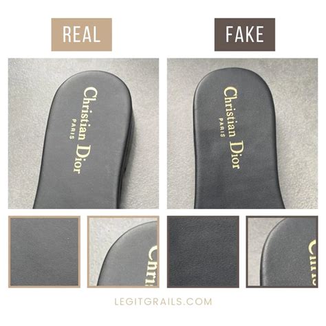 christian dior slides real vs fake|dior dway slides real or fake.